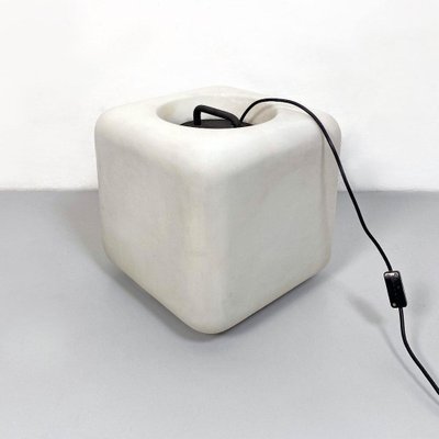 Italian Space Age Cubic Opaline Glass Lamp by Giorgio De Ferrari for VeArt, 1970s-GDD-1260499