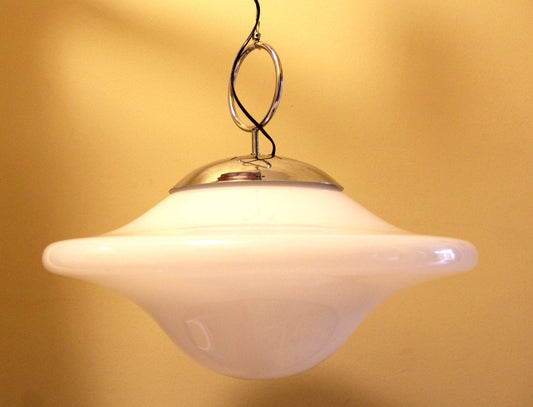 Italian Space Age Free Blown Ceiling Lamp, 1960s