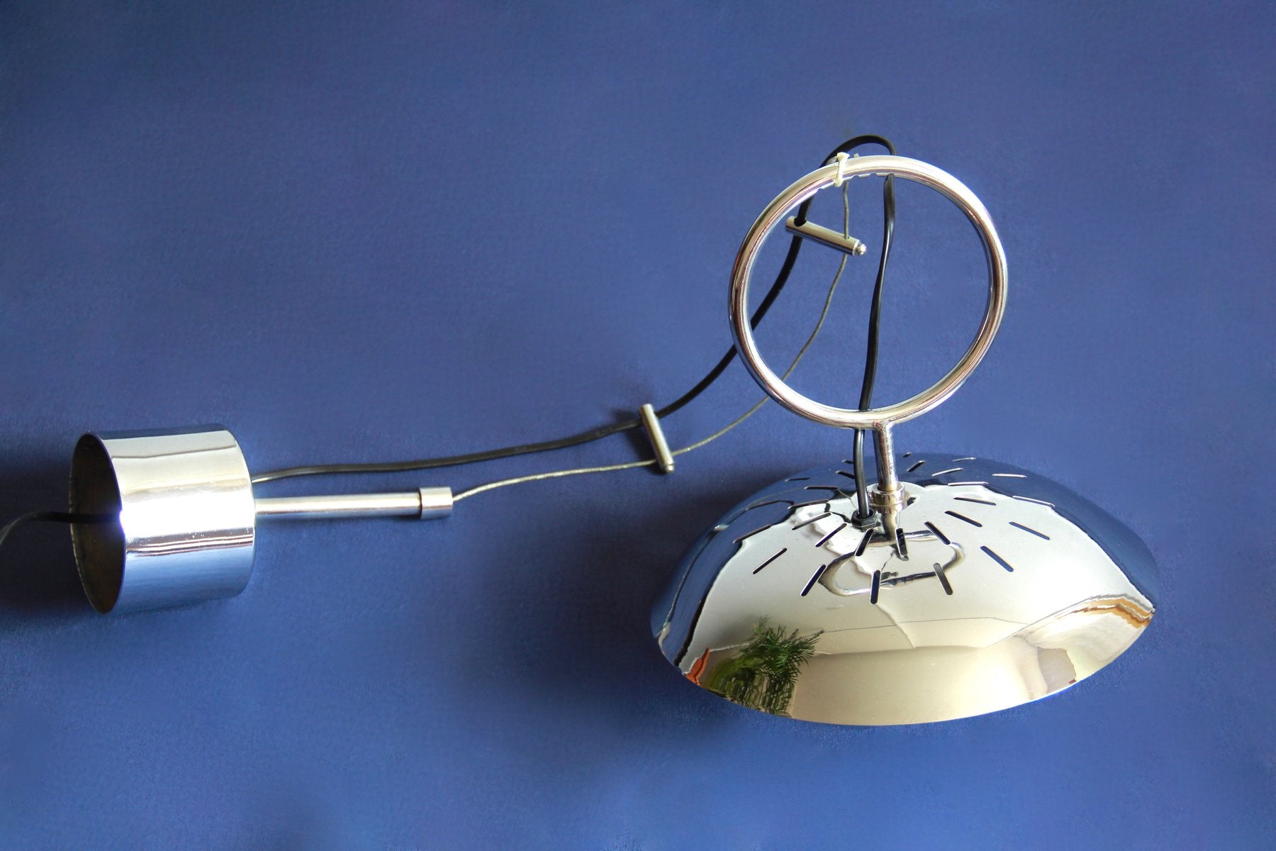 Italian Space Age Free Blown Ceiling Lamp, 1960s