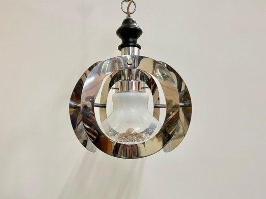 Italian Space Age Glass Ceiling Light from Mazzega, 1970s-ZCY-1375601