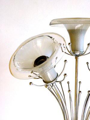 Italian Space Age Murano Glass Floor Lamp, 1960s-GKB-833373