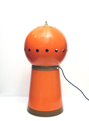 Italian Space Age Plastic & Metal Table Lamp, 1960s-HS-590235