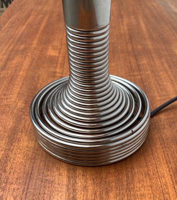 Italian Space Age Spiral Table Lamp by Angelo Mangiarotti for Candle-UAH-900433