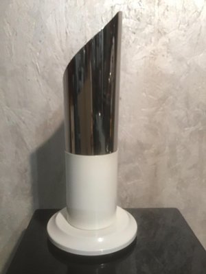 Italian Space Age Steel Table Lamp, 1970s-ERB-698081