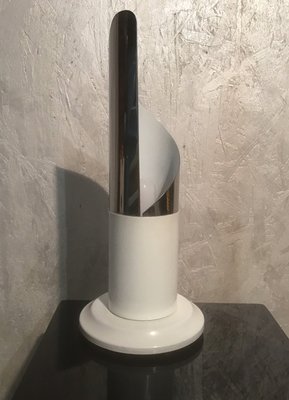 Italian Space Age Steel Table Lamp, 1970s-ERB-698081