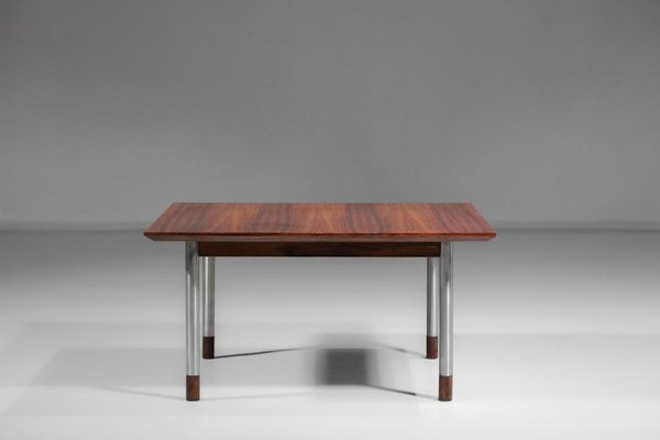 Italian Square Coffee Table in the Style of Finn Juhl-YU-946274