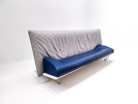 Italian Squash Sofa in Leather by Paolo Deganello for Driade, 1980s-FGA-1266949