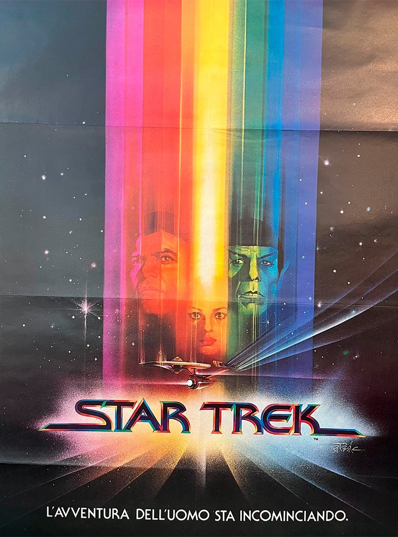 Italian Star Trek Film Poster, 1980s