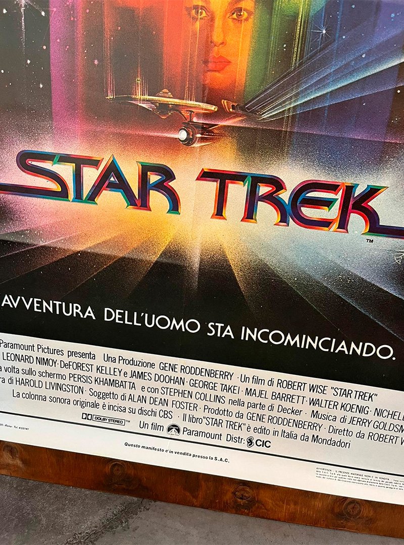 Italian Star Trek Film Poster, 1980s