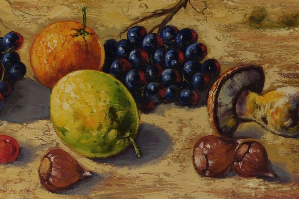 Italian Still Life, 1980s, Oil on Canvas, Framed-VHF-1191284