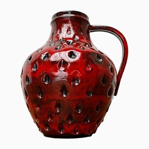 Italian Strawberry Pottery Vase by Fratelli Fanciullacci for Bitossi, 1960s-UAH-1425364