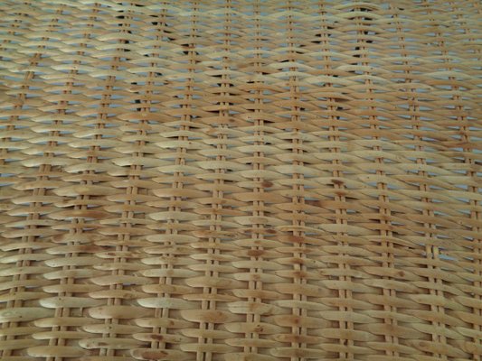 Italian String Basket Coffee Table, 1950s-RDW-780071