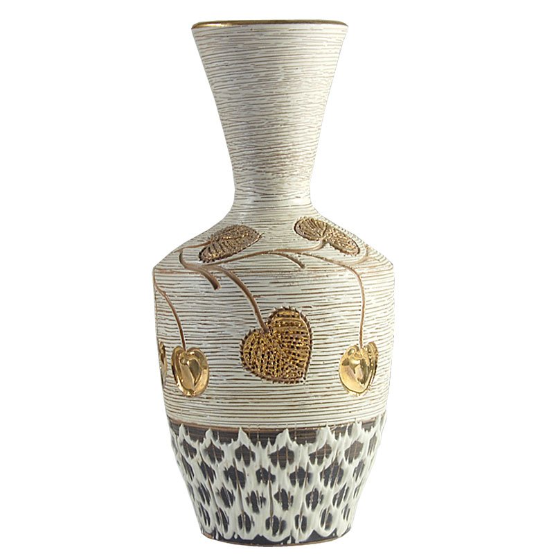 Italian Struffitto Vase from Fratelli Fanciullacci, 1960s