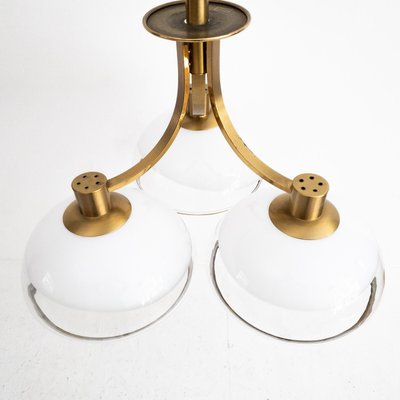 Italian Suspension Lamp in Brass from Lamperti, 1960s-UPW-1284612