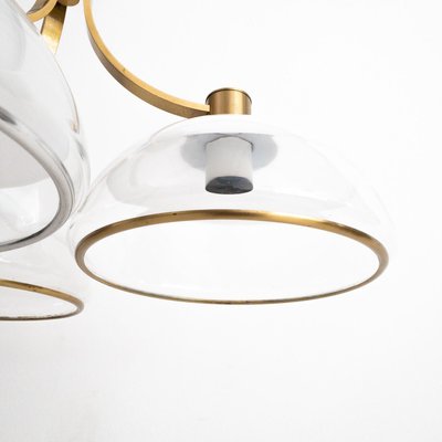 Italian Suspension Lamp in Brass from Lamperti, 1960s-UPW-1284612