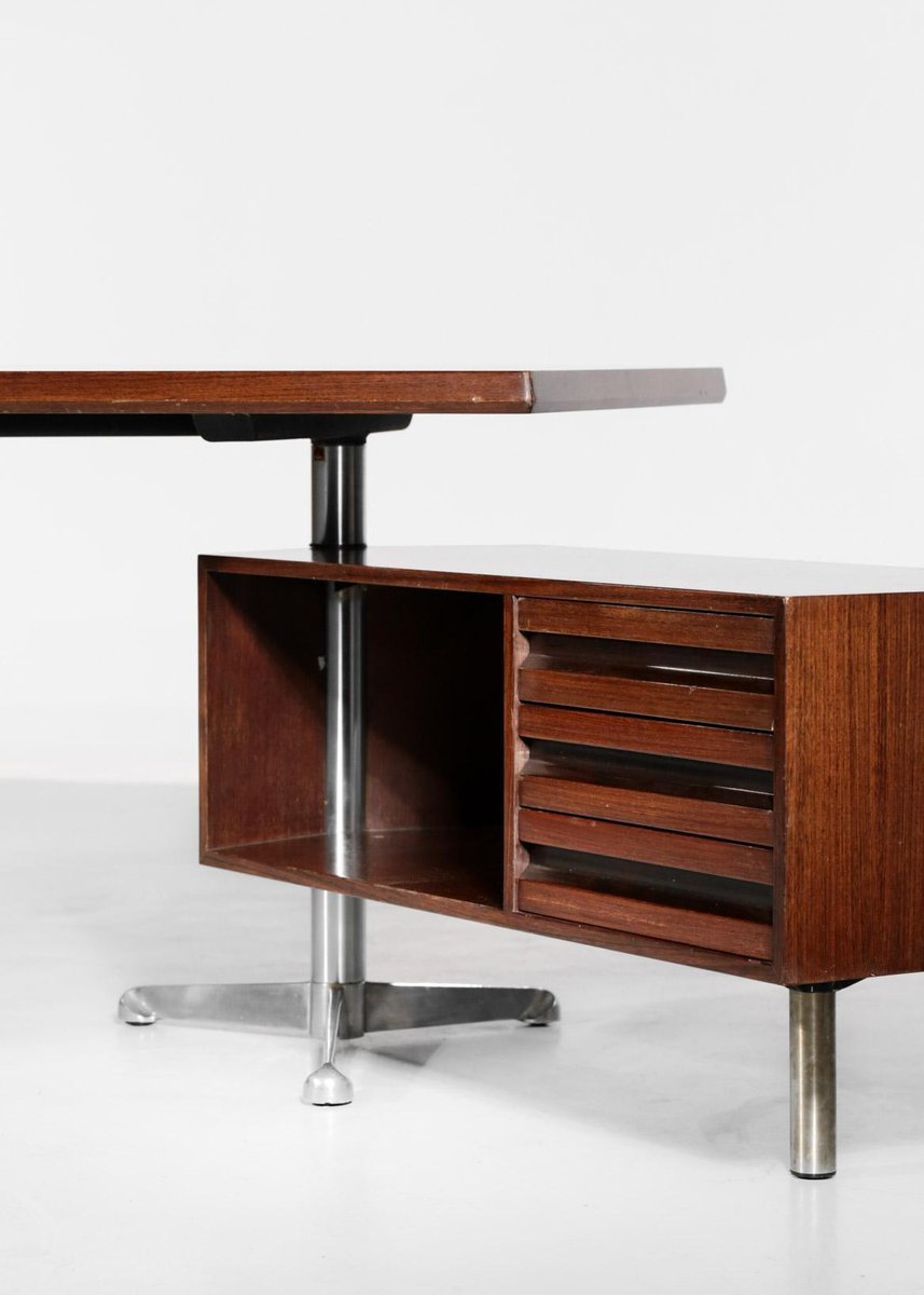 Italian T96 Boomerang Desk by Osvaldo Borsani for Tecno, 1950s