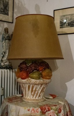 Italian Table Lamp in Porcelain, 1970s-TKI-1764612