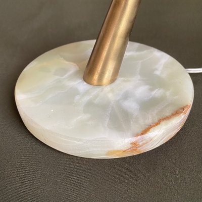 Italian Table Lamp with Marble Base from Lumi, 1950s-HWV-1156251