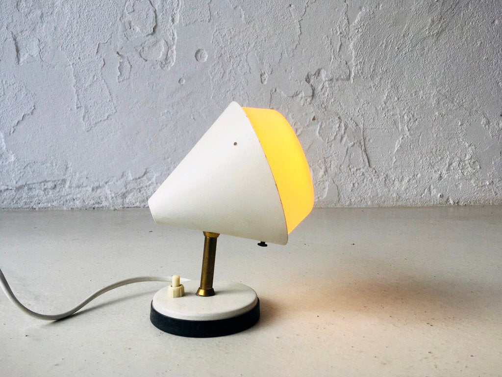 Italian Table Lamp with Opaline Diffuser, 1950s