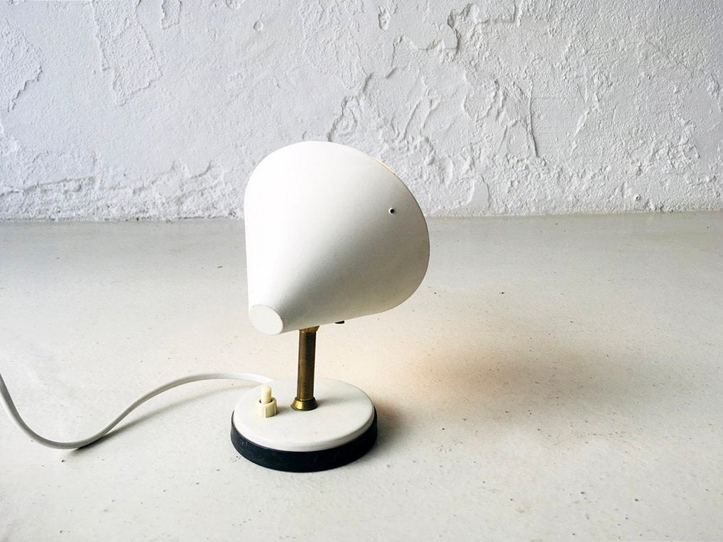 Italian Table Lamp with Opaline Diffuser, 1950s