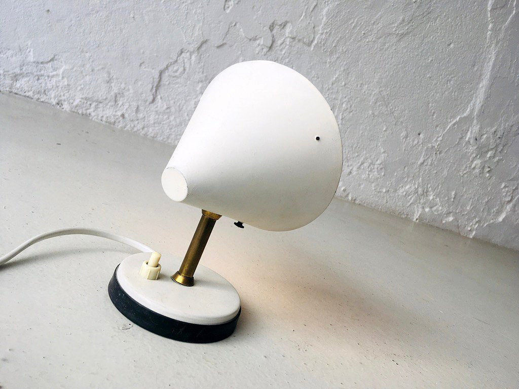 Italian Table Lamp with Opaline Diffuser, 1950s