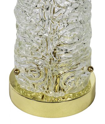 Italian Table Lamps in Brass and Openwork Murano Glass, Set of 2-ZVH-1798706