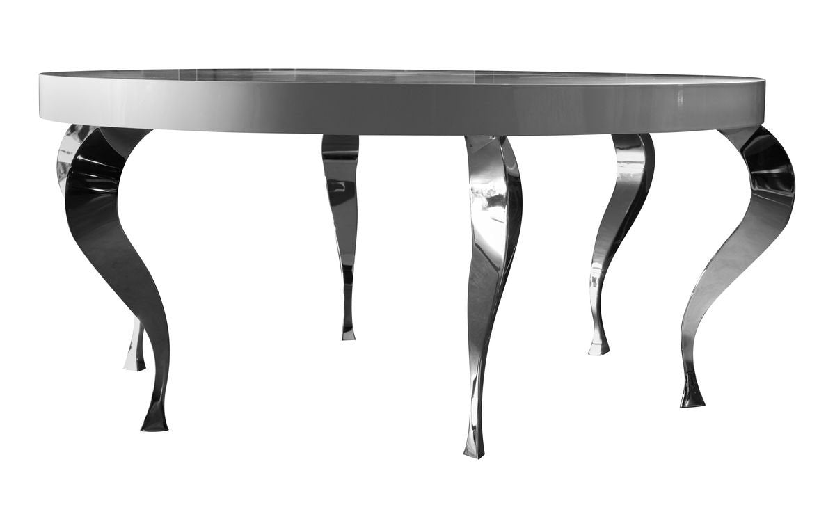 Italian Table Zefiro in Wood and Steel from VGnewtrend