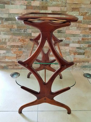 Italian Teak Side Table by Cesare Lacca, 1950s-POM-658997