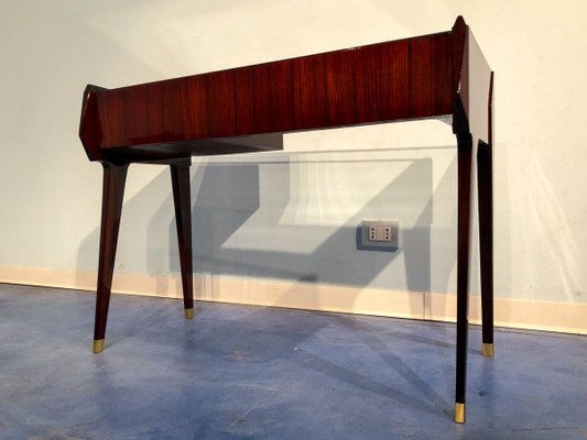 Italian Teak Small Desk by Vittorio Dassi, 1950s-MTX-887721