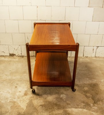 Italian Teak Trolley, 1950s-VCV-551065