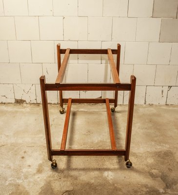 Italian Teak Trolley, 1950s-VCV-551065