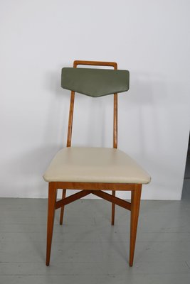 Italian Torinese School Chairs, 1950s, Set of 6-AA-1298716