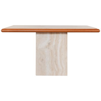 Italian Travertine Console Table from Stone International, 1970s-KL-773077