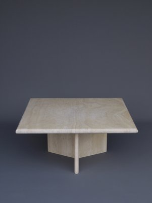 Italian Travertine Marble Coffee Table. 1970s-MB-1133047