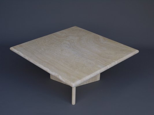 Italian Travertine Marble Coffee Table. 1970s-MB-1133047