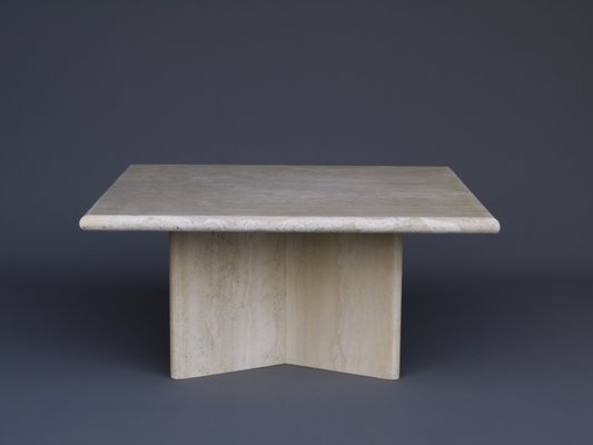 Italian Travertine Marble Coffee Table. 1970s-MB-1133047