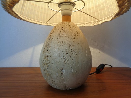 Italian Travertine Table Lamp, 1970s-RDW-1778008