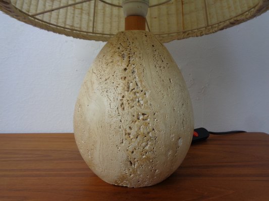 Italian Travertine Table Lamp, 1970s-RDW-1778008