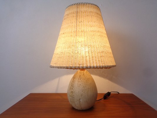 Italian Travertine Table Lamp, 1970s-RDW-1778008