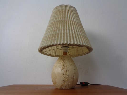 Italian Travertine Table Lamp, 1970s-RDW-1778008