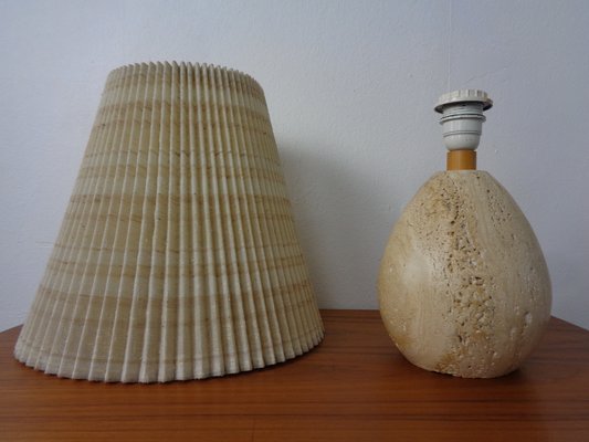 Italian Travertine Table Lamp, 1970s-RDW-1778008