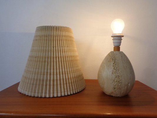 Italian Travertine Table Lamp, 1970s-RDW-1778008