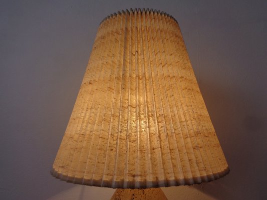 Italian Travertine Table Lamp, 1970s-RDW-1778008