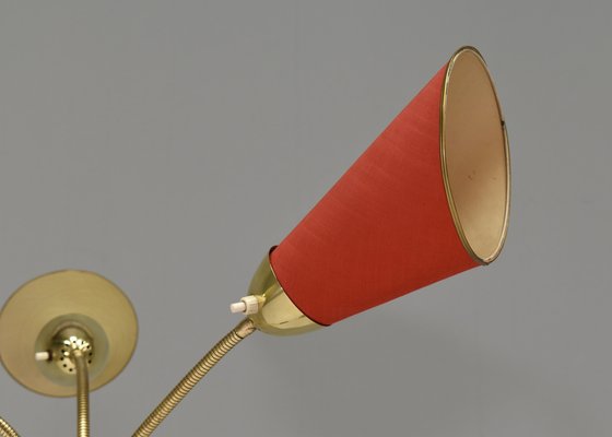 Italian Triennale Floor Lamp in Brass from Arredoluce, 1950-TE-1388024