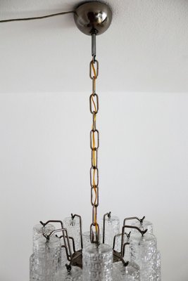 Italian Tube Chandelier from Venini, 1950s-VNE-973683