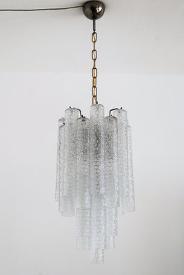 Italian Tube Chandelier from Venini, 1950s-VNE-973683