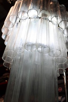 Italian Tube Chandelier from Venini, 1960s-EH-807351