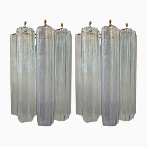 Italian Tube Wall Lights in Murano Glass, Set of 2-JJC-1186269