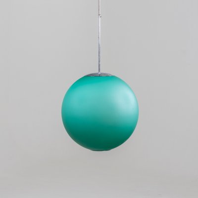 Italian Turquoise Ceiling Lamp by Fontana Arte-VEI-1744093