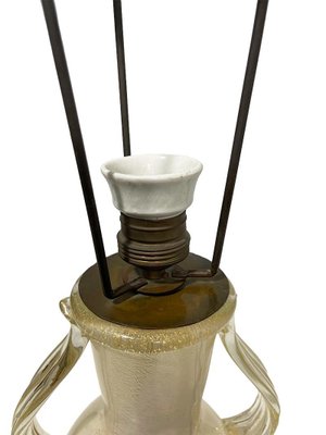 Italian Two Handled Murano Table Lamp-UCH-1820468